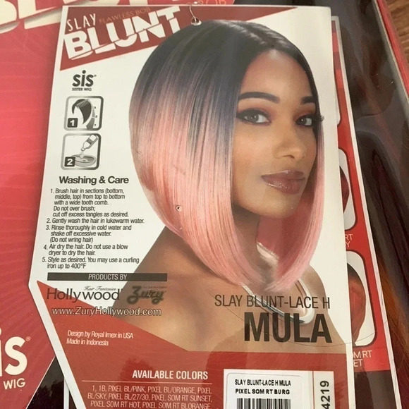 Lace Front Wig Slay Blunt Cut New - Picture 1 of 8